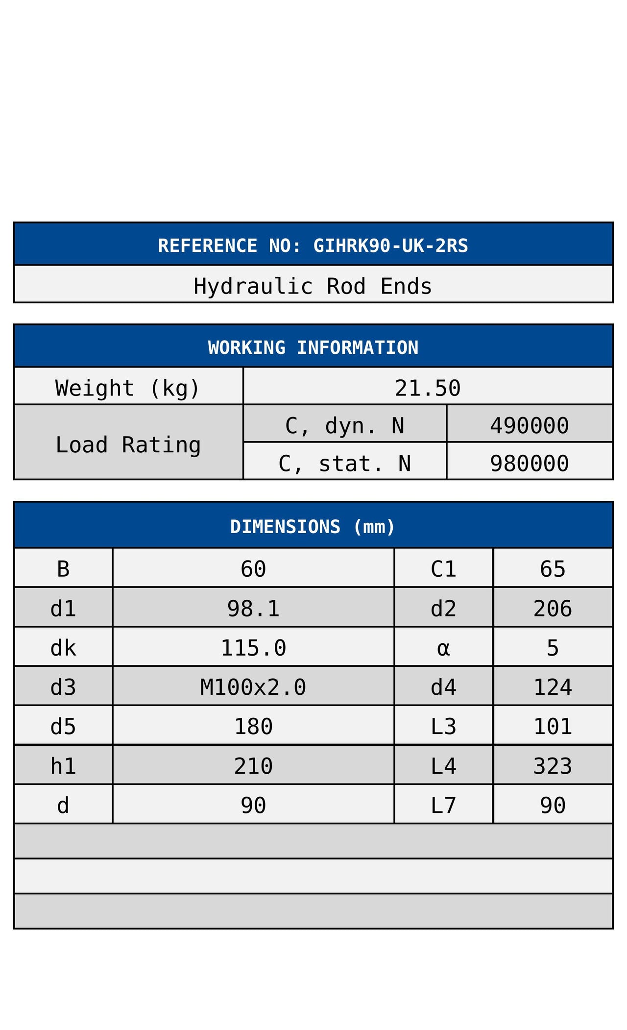 GIHRK90-UK-2RS ZEN